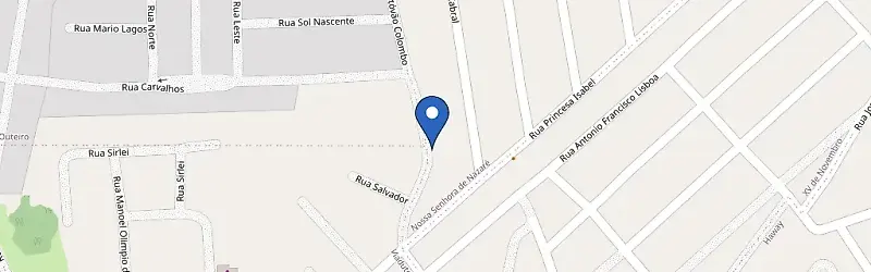 Mapa da estação Sex Shop Pimentinha
