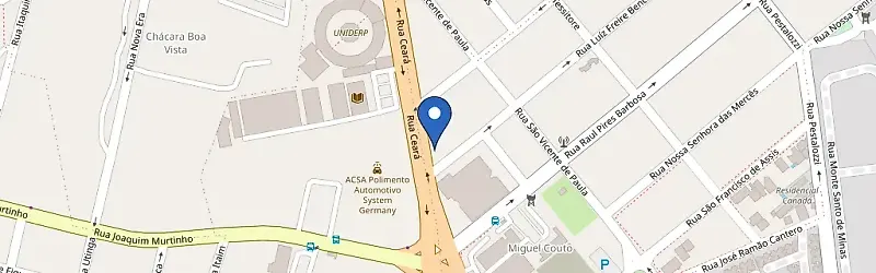 Mapa da estação Bmw Raviera Motors