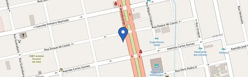 Mapa da estação BMW Munique