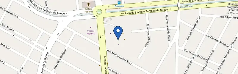 Mapa da estação Supermercado Muffato