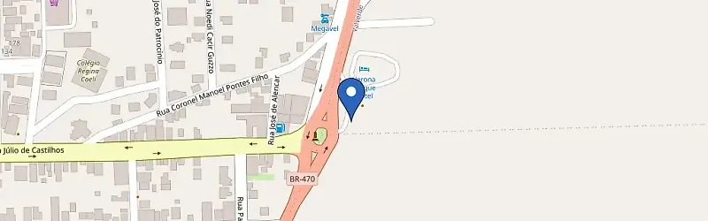 Mapa da estação Restaurante Dona Cândida