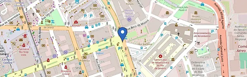 Mapa da estação Recreio Shopping