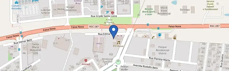 Mapa da estação Flynet Provedor De Internet