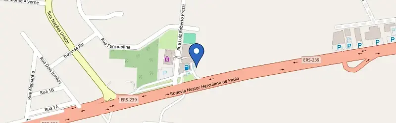 Mapa da estação SAVE Posto Ferrabraz