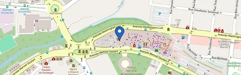 Mapa da estação Prudenshopping - Volvo