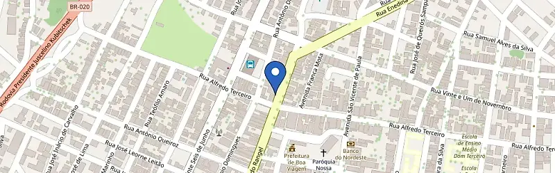 Mapa da estação Clínica Dr Maradona Barbosa