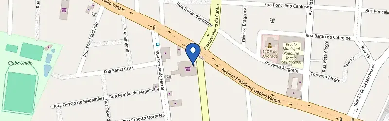 Mapa da estação Luminova Baita Super F2
