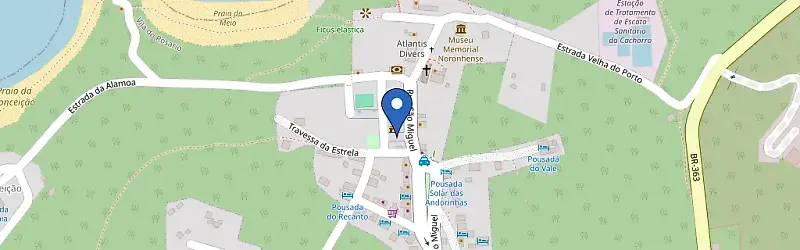 Mapa da estação Palácio São Miguel