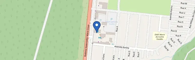Mapa da estação Posto Rio Negro