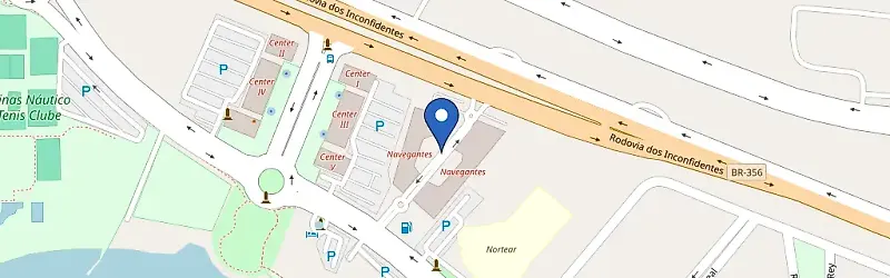 Mapa da estação Drogaria Araújo - Alphaville Lagoa Dos Ingleses