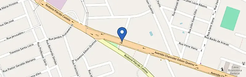 Mapa da estação Cascavel