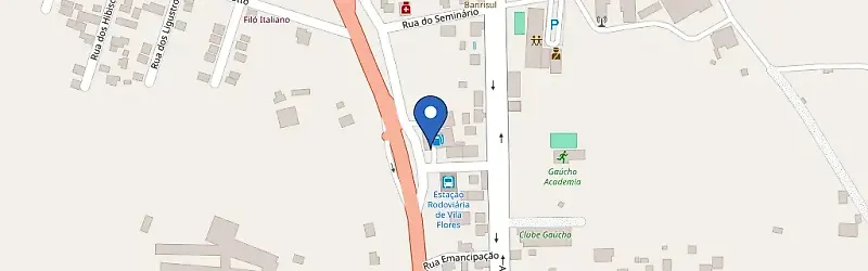 Mapa da estação Posto Das Flores