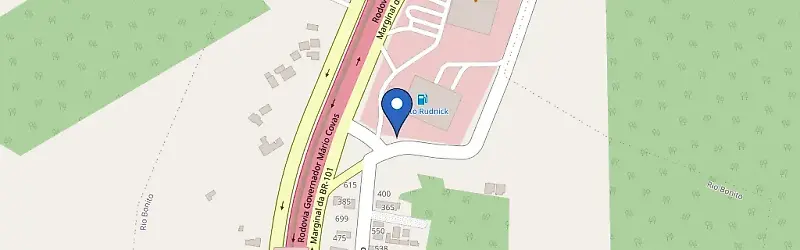Mapa da estação Posto Rudnick