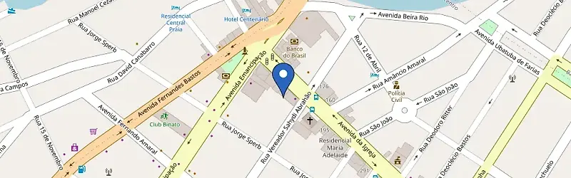 Mapa da estação Bedinoto Tecnologia | Cruz Alta