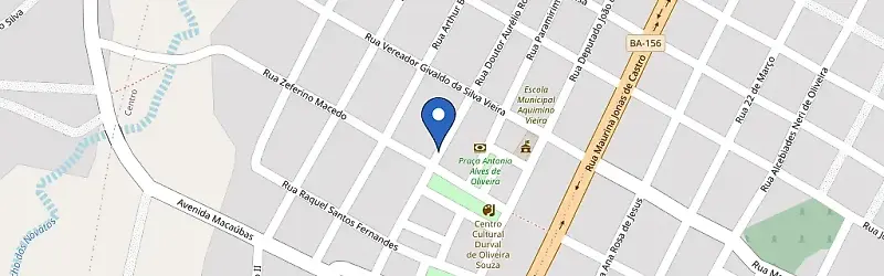 Mapa da estação Daniel Brandão