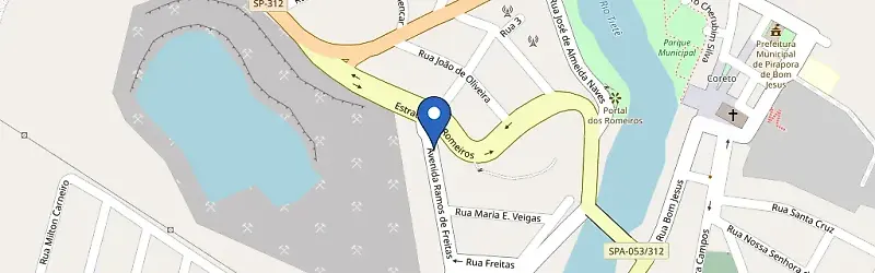 Mapa da estação Auto Posto Bom Jesus