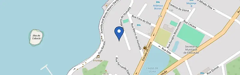 Mapa da estação Abracadabra Pousada
