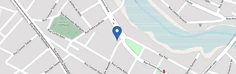 Mapa da estação Cosmos Frei Vidal