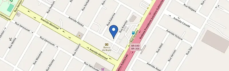 Mapa da estação Restaurante Posto Chefão