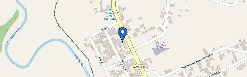 Mapa da estação Pousada Pequena Tiradentes