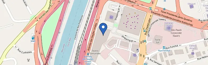 Mapa da estação Tupinambá | Netpark Teatro Santander