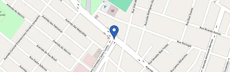Mapa da estação Panificadora Bellinha