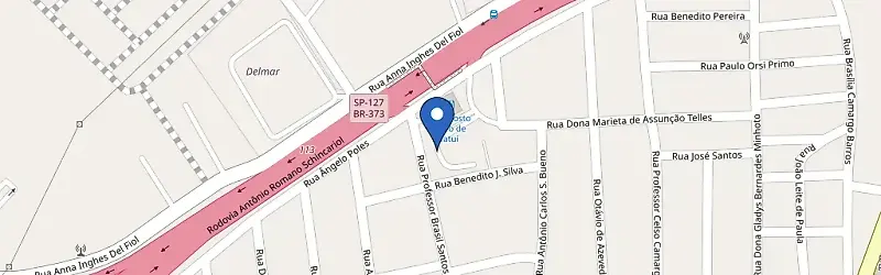 Mapa da estação Posto Trevo