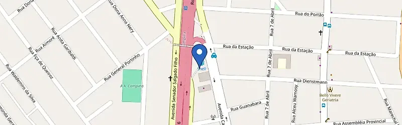 Mapa da estação Esquina Do Futuro 08 - Argos Sl