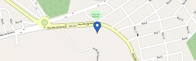 Mapa da estação Posto Campos III