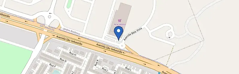 Mapa da estação YellotMob - Saga Jardim Botânico