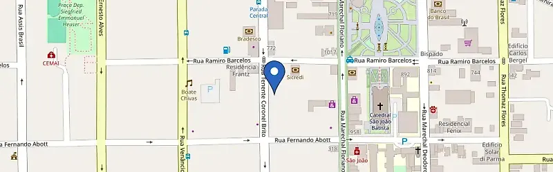 Mapa da estação Hotel Santa Cruz