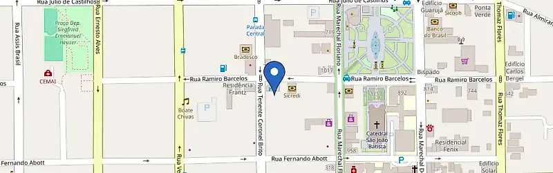 Mapa da estação Hotel Santa Cruz