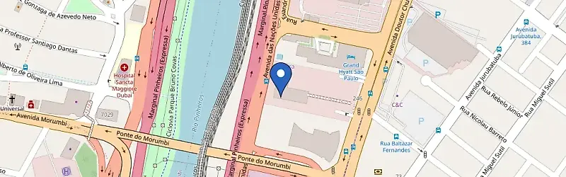 Mapa da estação Represa Empreendimentos Imobiliários LTDA