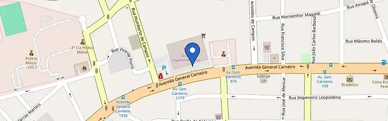Mapa da estação Tauste General Carneiro