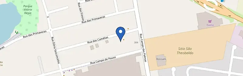 Mapa da estação Villa Milani