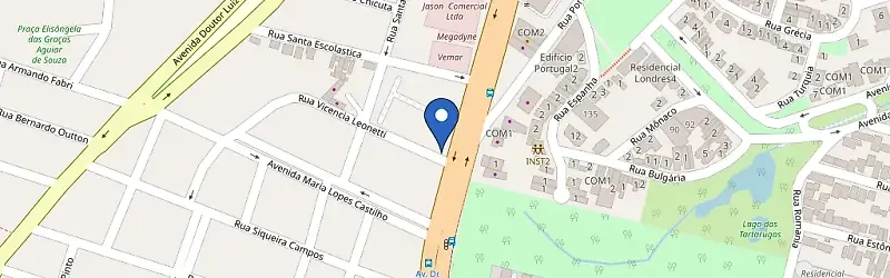 Mapa da estação Renault Valec Sorocaba