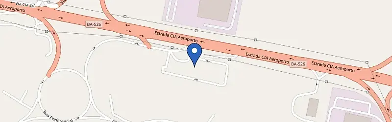 Mapa da estação Posto CIA Aeroporto