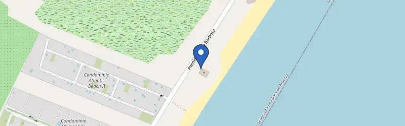 Mapa da estação Duna Beach