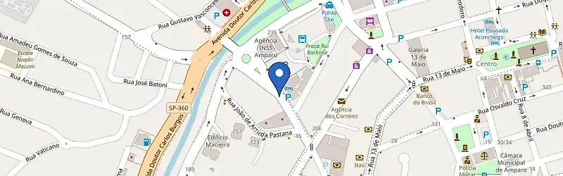 Mapa da estação Ancona Center Hotel