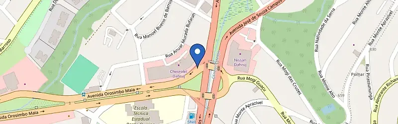 Mapa da estação GWM