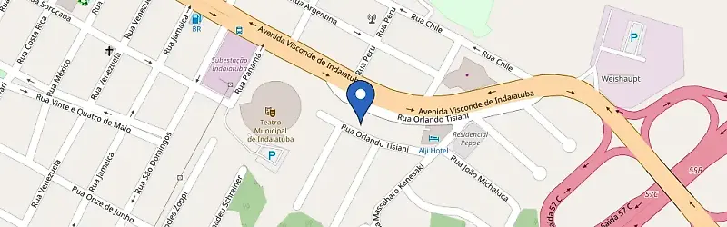 Mapa da estação EletroBidu Indaiatuba