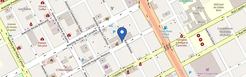 Mapa da estação Linhares
