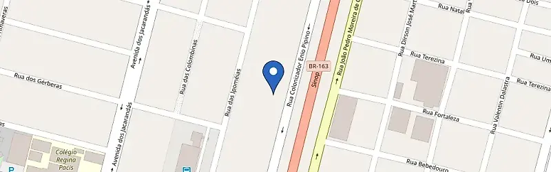 Mapa da estação Concessionária Nissan