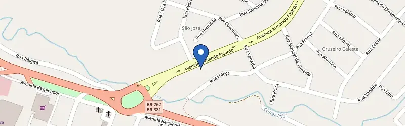 Mapa da estação Hotel Oliveira