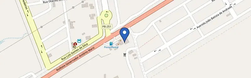 Mapa da estação BR Super Carga - Restaurante Carreteiro - São Mamede
