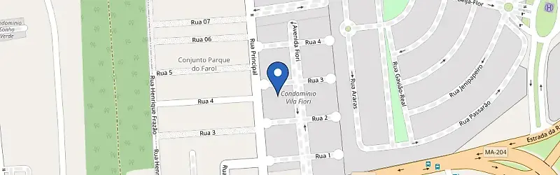 Mapa da estação Residência Leopoldo Coaracy