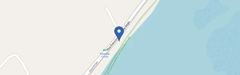 Mapa da estação Scalini Restaurante - Sollaris Ecopousada