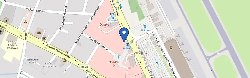 Mapa da estação Hotel Tainá