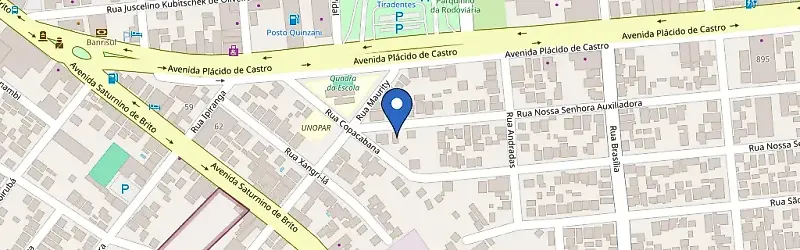 Mapa da estação Bedinoto Tecnologia | Cruz Alta
