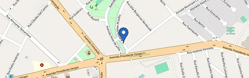 Mapa da estação Artemis